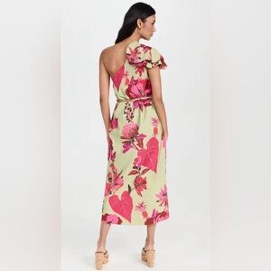 white christmas dresses Farm Rio Surreal Flowers Blue Wrap Mini Dress main image 0